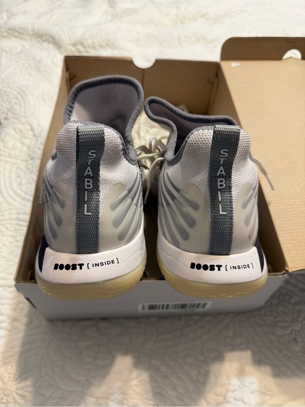 Men’s Adidas size 13 Grey Boost-Style Athletic Sneakers